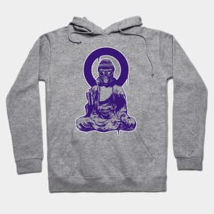 NAMASPRAY GRAFFITI - groovy tie dye buddha Hoodie